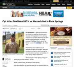 Police fatally shoot Marine in California desert - One News Page